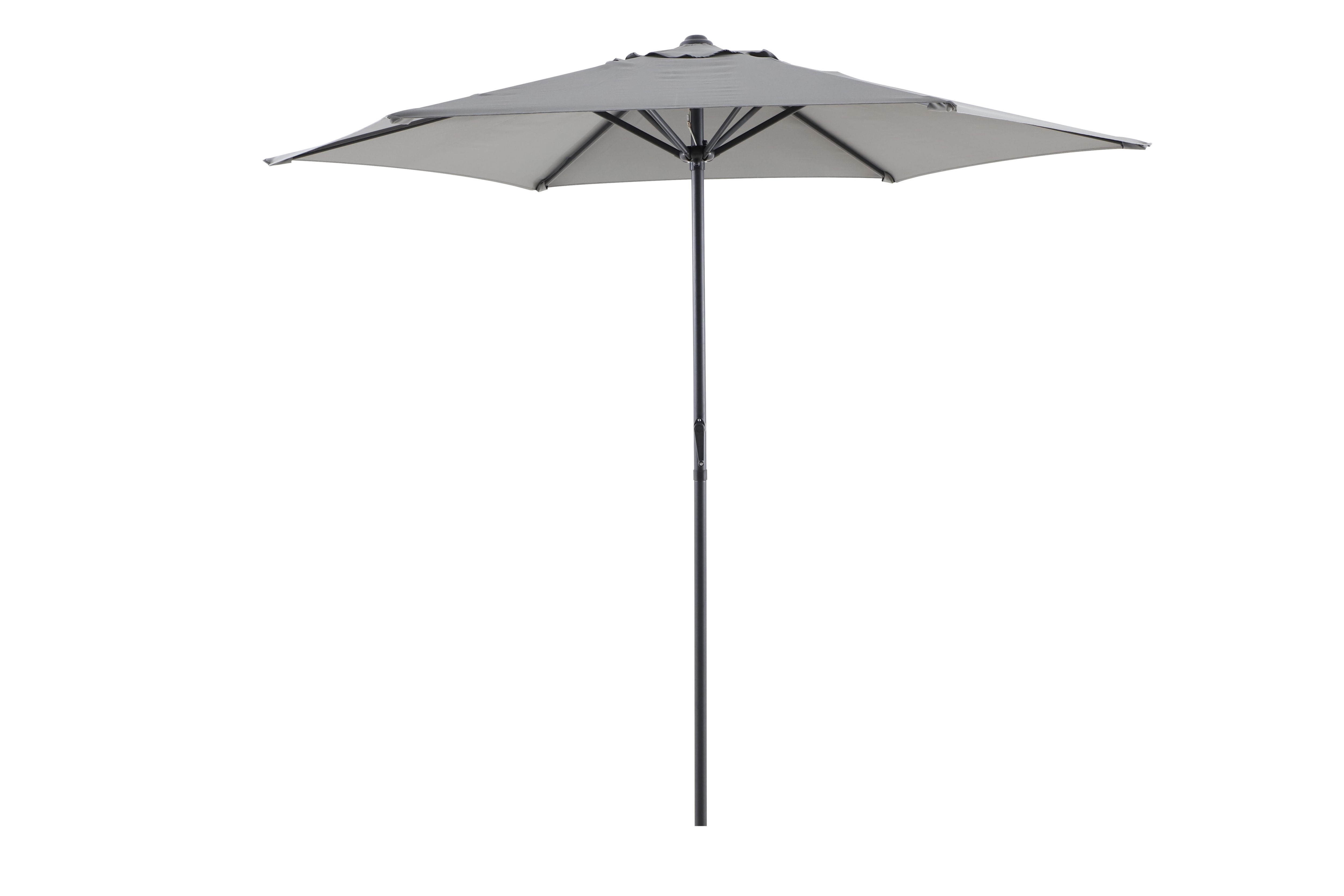 Colorado Grey Metal 4 seater Dining set with Grey parasol