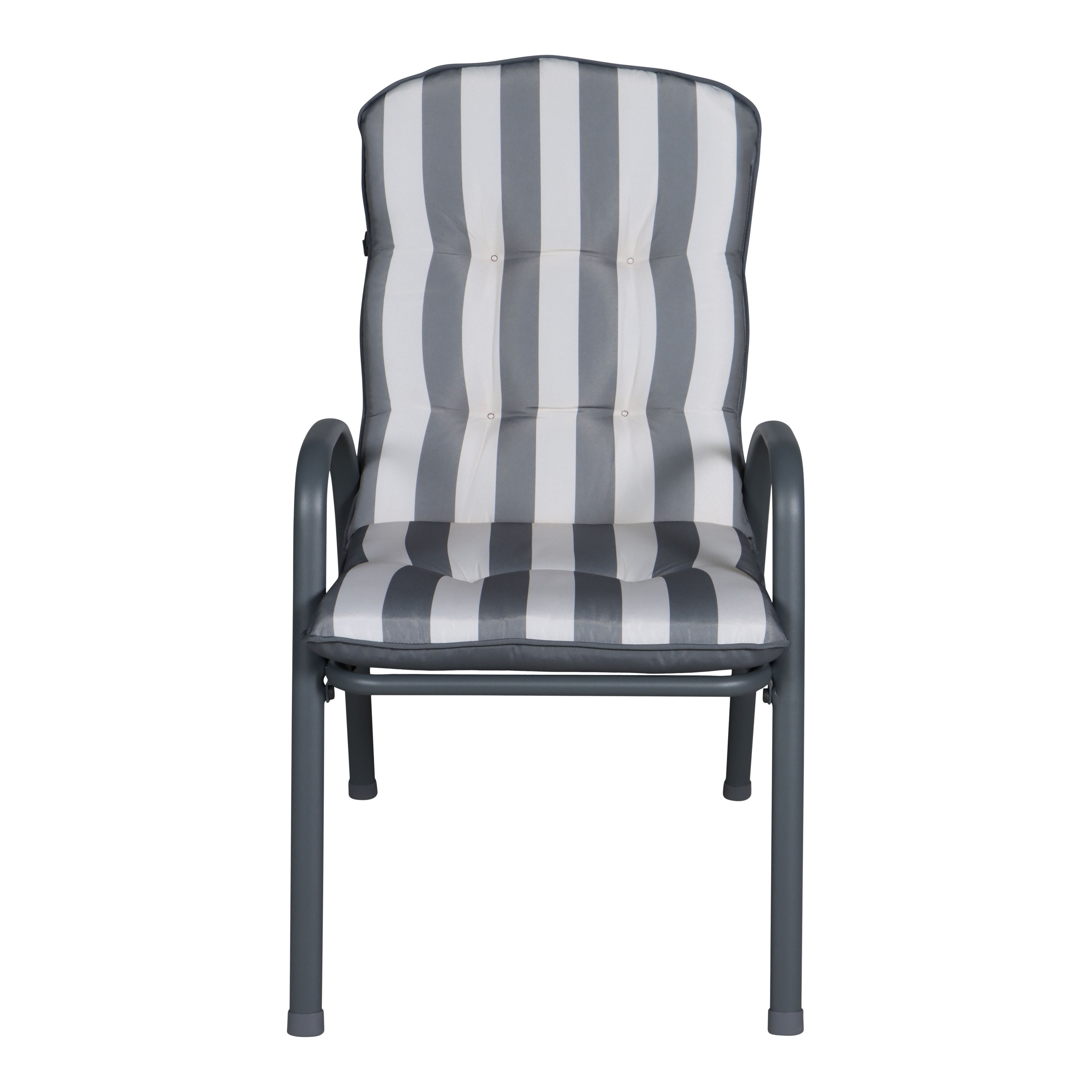 Colorado Grey Metal 4 seater Dining set with Grey Parasol