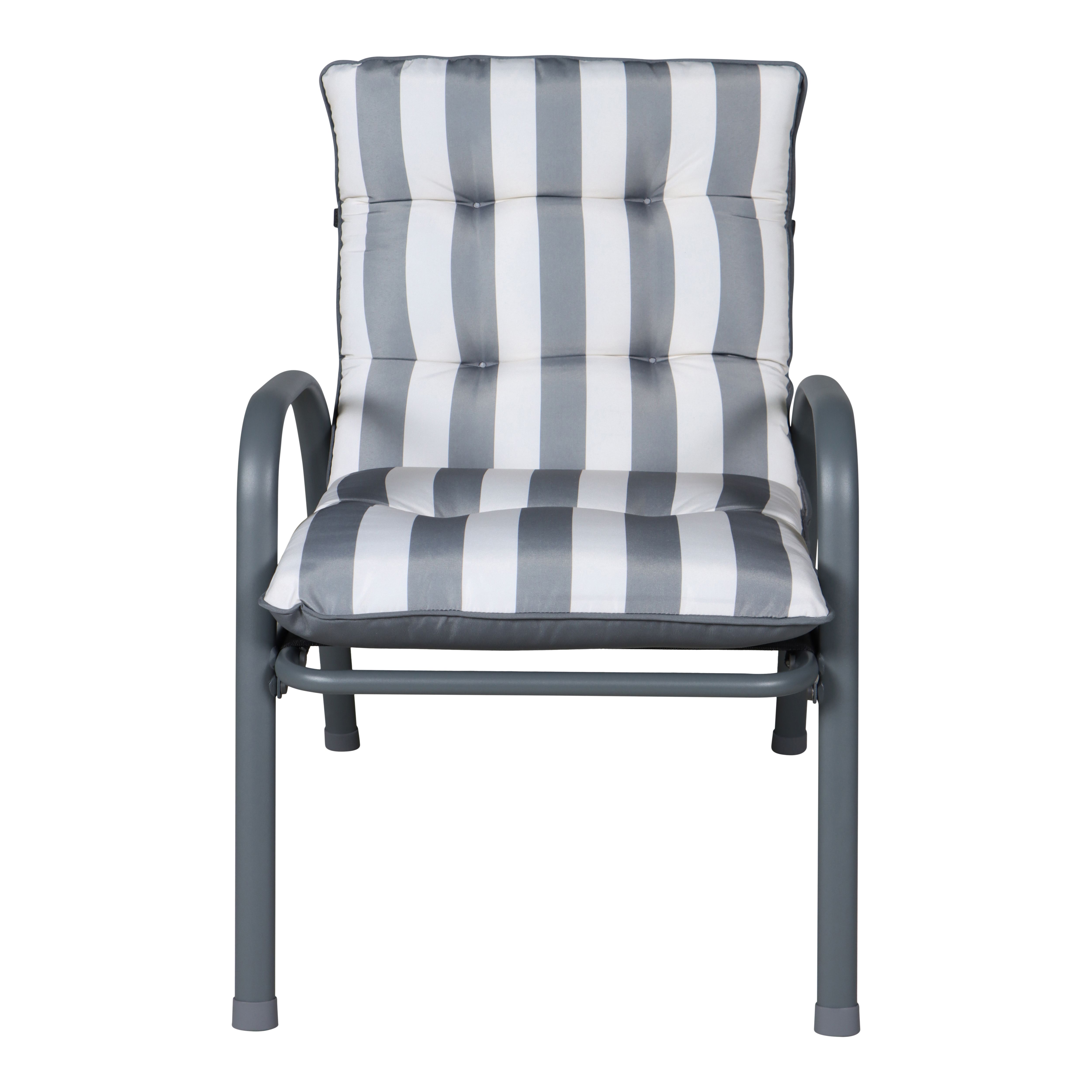 Colorado Matt Grey Metal 4 Seater Coffee set