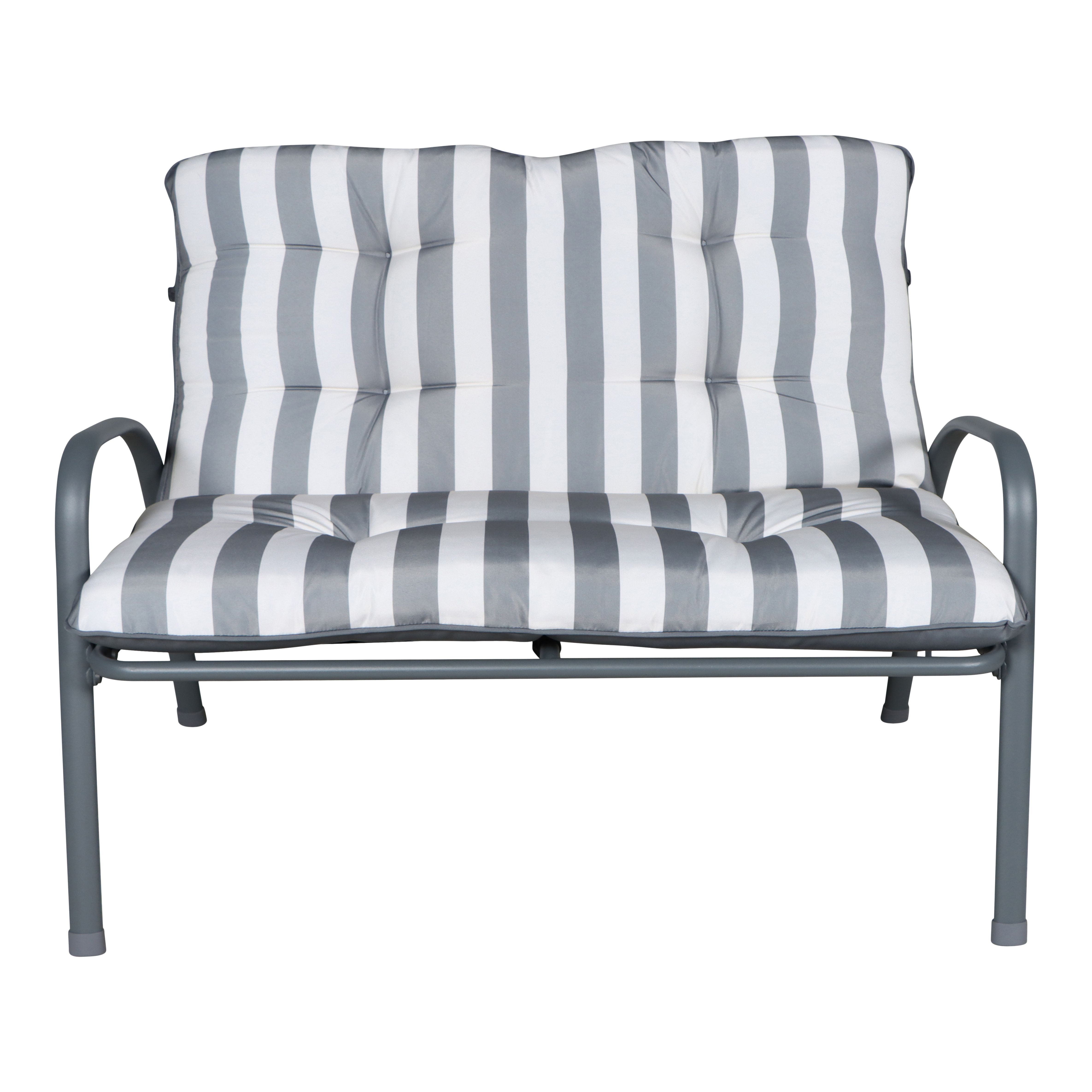 Colorado Matt Grey Metal 4 Seater Coffee set