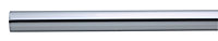 Colorail Chrome effect Steel Round Tube, (L)1.83m (Dia)25mm