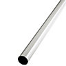 Colorail Chrome-plated Steel Round Tube, (L)2.44m (Dia)32mm
