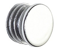 Colorail Plastic Round End cap (Dia)25mm, Pack of 2