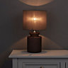 Colours Aitkin Grey Table lamp