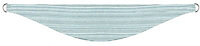 Colours Albertina Duck egg Stripe Curtain tie, Pack of 2