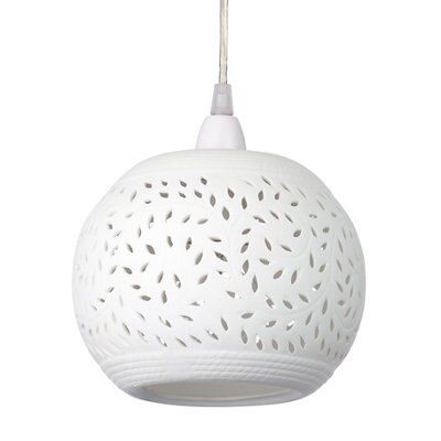 Colours Aldia White Light shade D 18cm Tradepoint