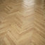 Colours Alessano Natural Herringbone oak effect Laminate Flooring, 1.39m² Pack of 4