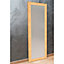 Colours Andino bullnose Oak effect Rectangular Framed Mirror (H)132.8cm (W)1.5cm