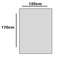Colours Avalyon Brown Rug (L)1.7m (W)1.2m