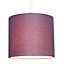 Colours Briony Blueberry Light shade (D)150mm