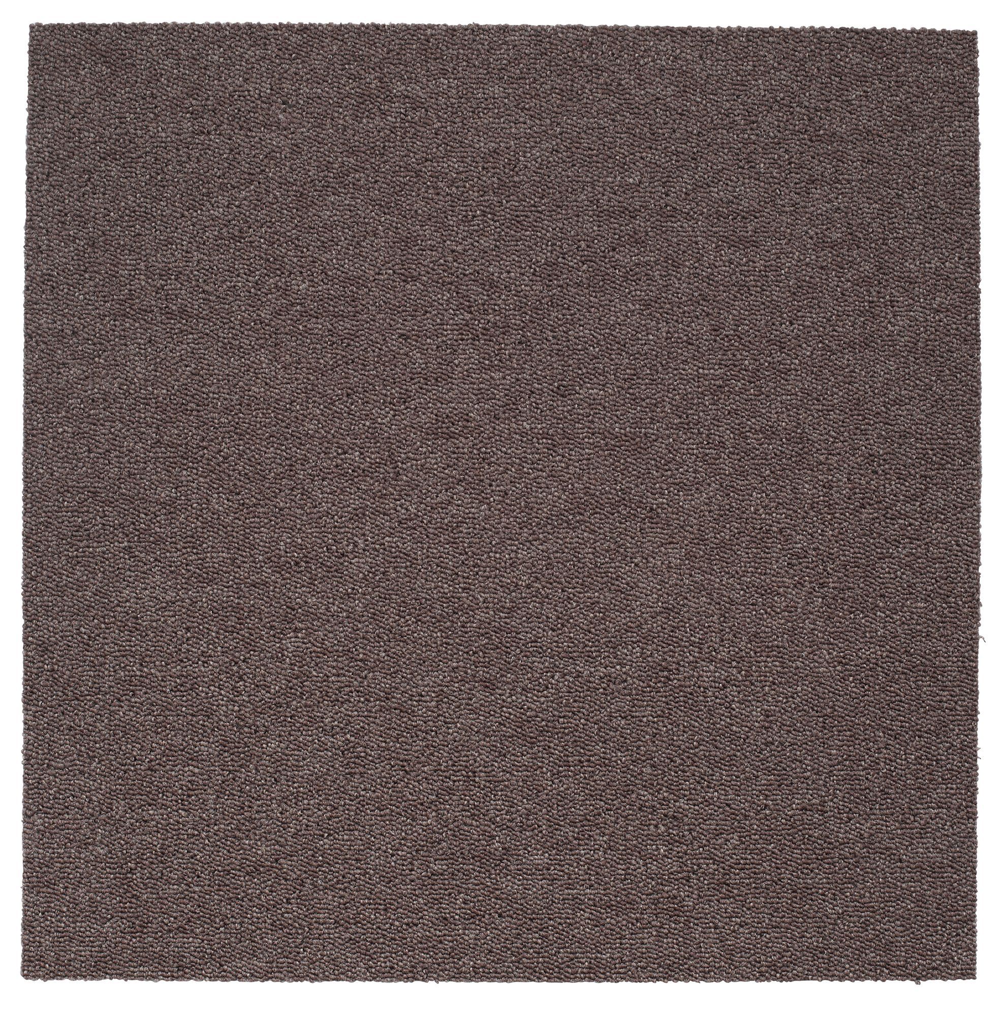 Colours Brown Loop Carpet tile, (L)500mm