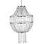 Colours Cesare Clear Crystal effect Beaded Light shade (D)300mm