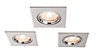 Colours Chrome effect Adjustable LED Warm white Downlight 4.9W IP20 of 3