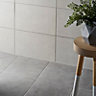 Colours Cimenti Grey Matt Concrete effect Porcelain Floor Tile Sample