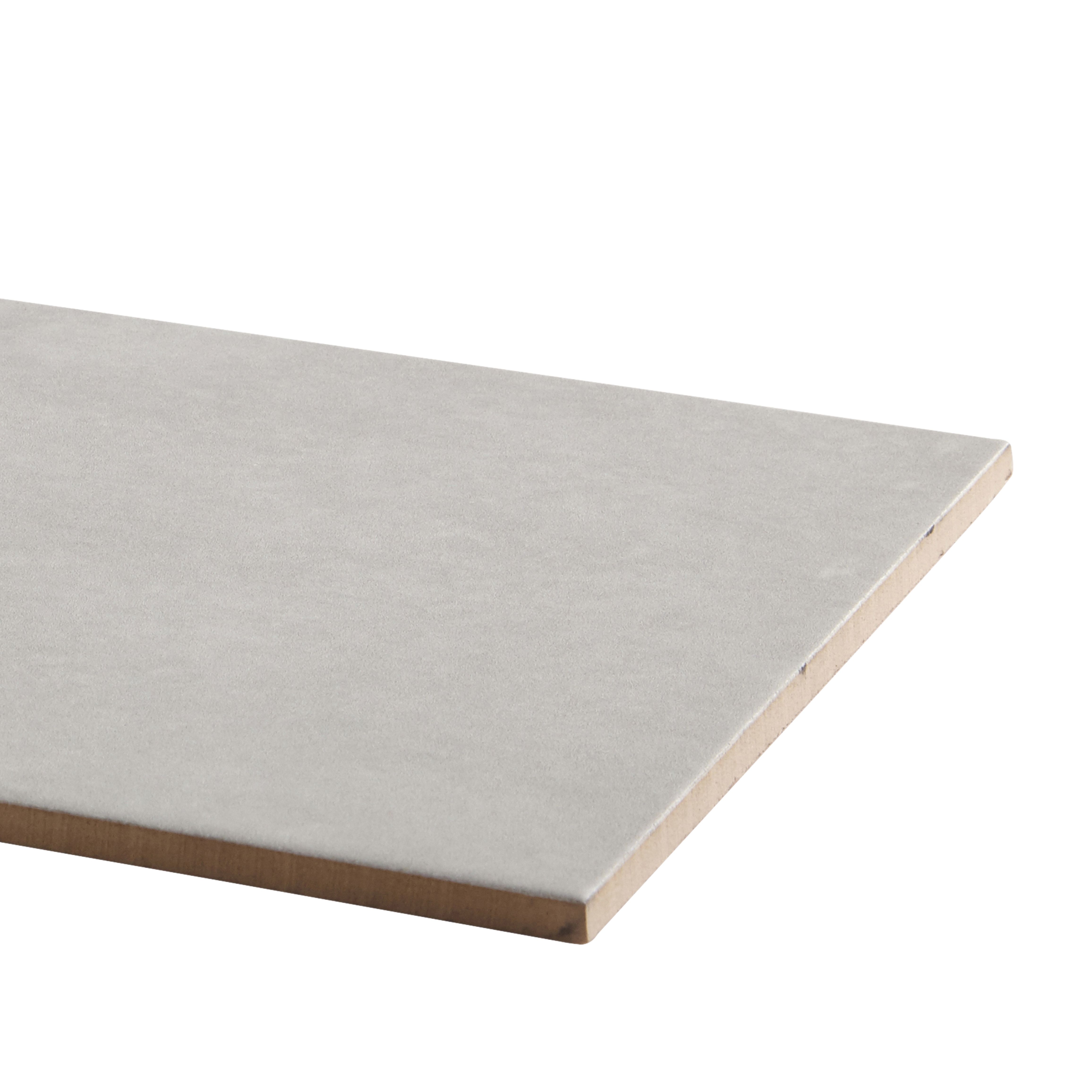Colours Cimenti Light grey Matt Ceramic Indoor Wall Tile Sample
