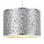 Colours Cirocha Glitter Silver effect Light shade (D)280mm