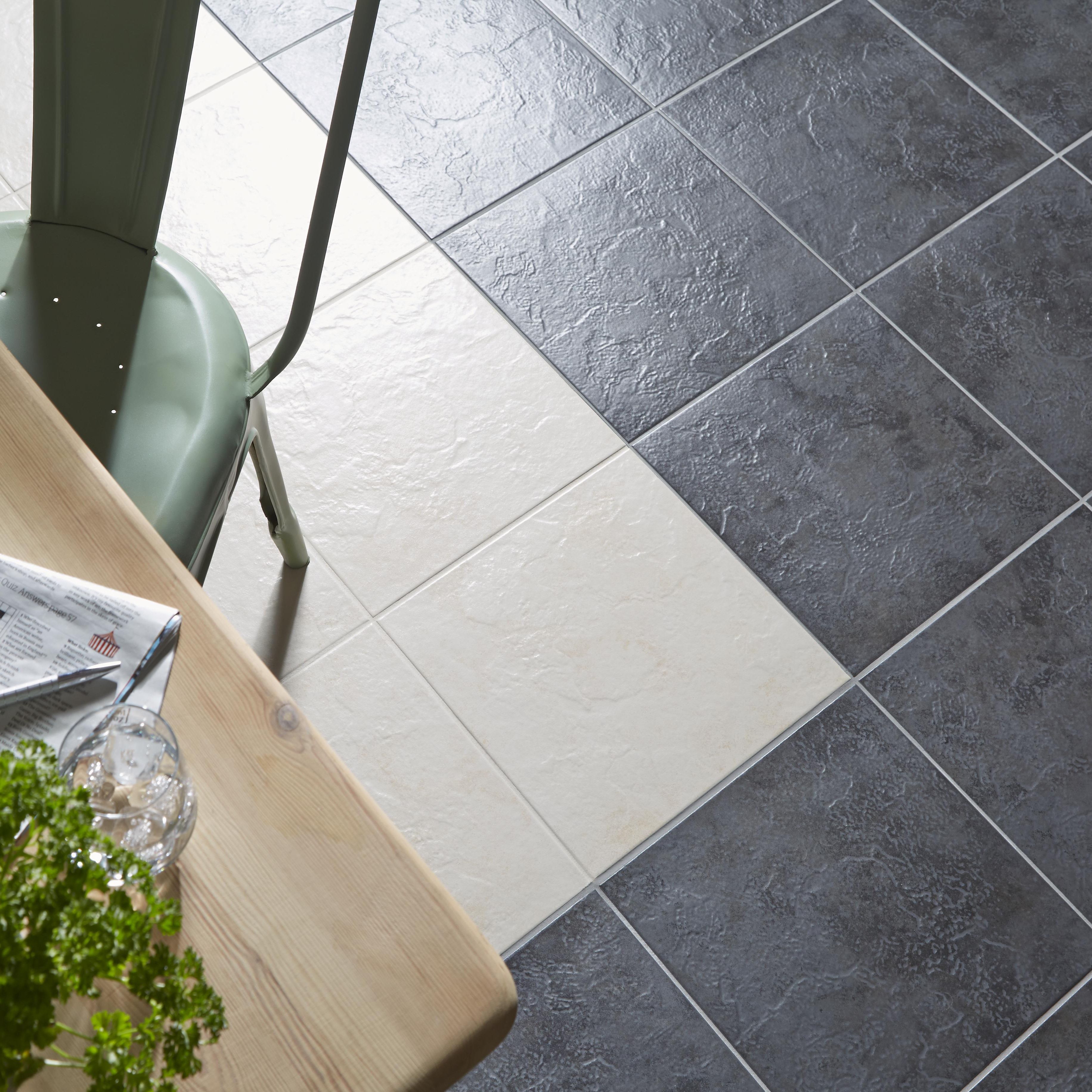 Colours Cirque Beige Matt Stone effect Ceramic Indoor Floor Tile Sample