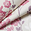 Colours Clara Soft plum Floral Mica effect Smooth Wallpaper