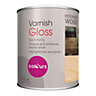 Colours Clear Gloss Floor Wood varnish, 0.75L