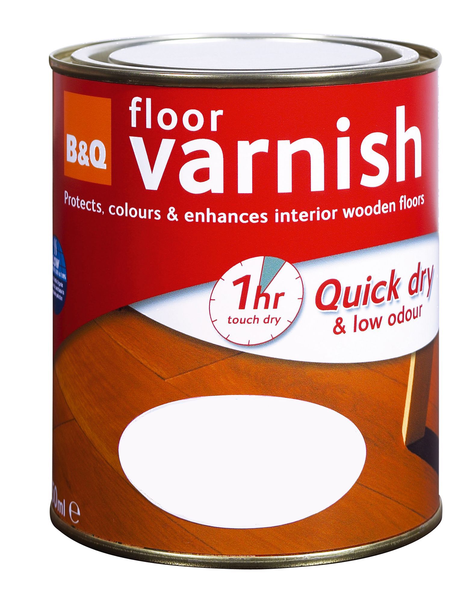 Colours Clear Gloss Floor Wood varnish, 2.5L