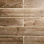 Colours Cotage wood Light brown Matt Wood effect Porcelain Wall & floor Tile Sample