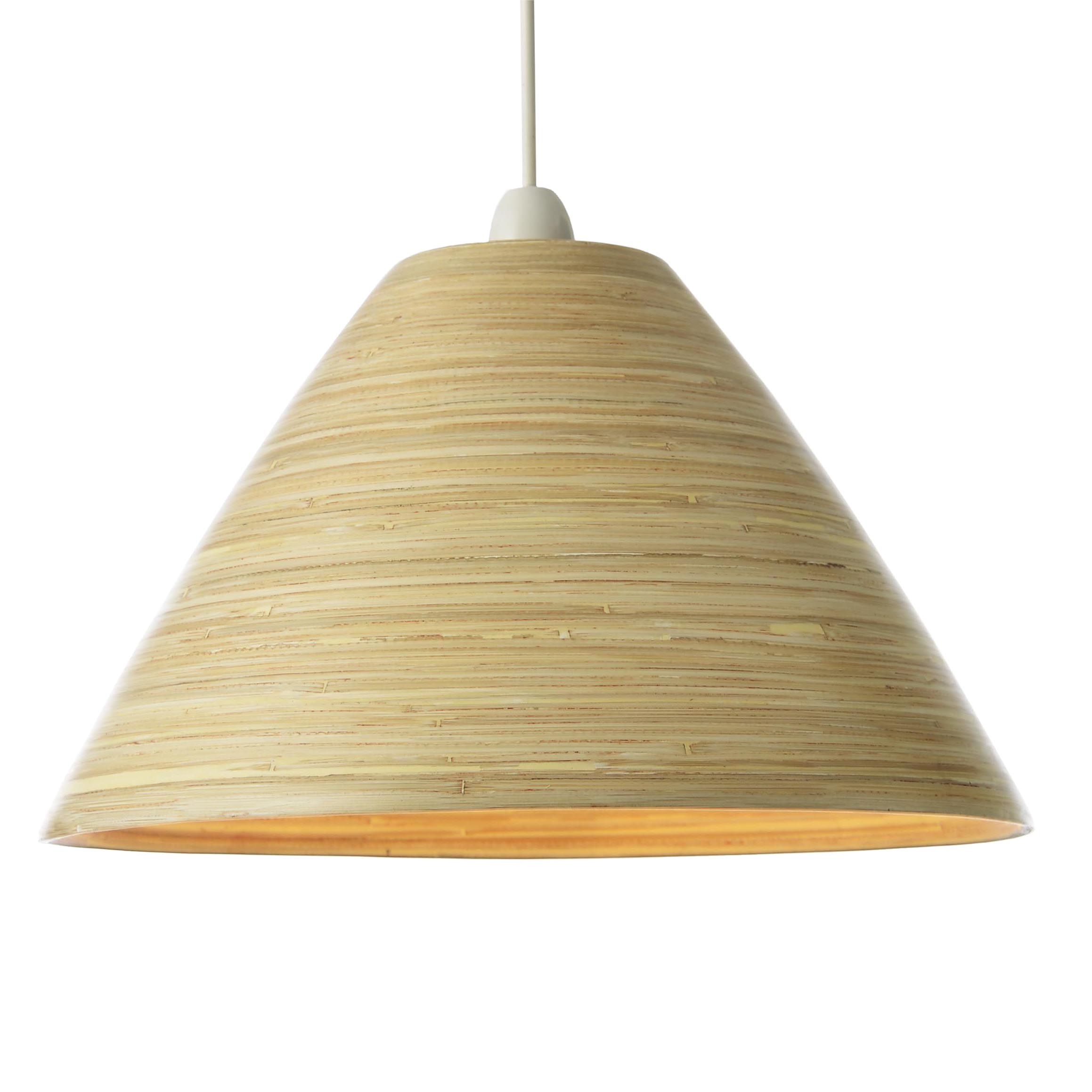 Natural bamboo deals light shade