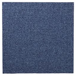 Colours Dark blue Loop Carpet tile, (L)500mm