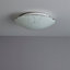 Colours Dius Brushed Glass & metal White Ceiling light