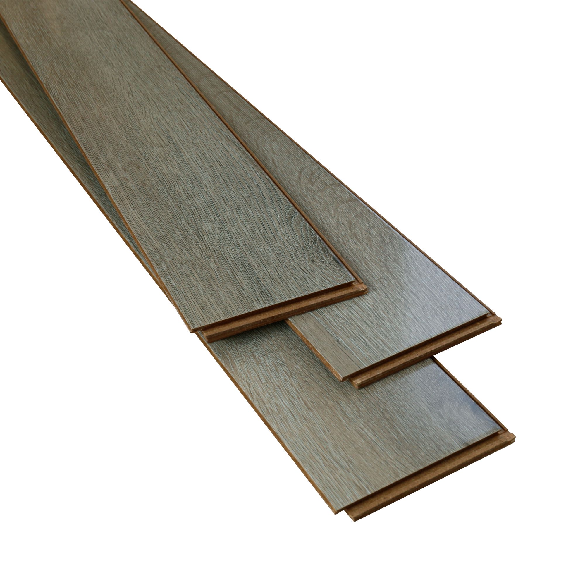 Colours Dolce Grey Oak effect Laminate Flooring, 1.19m²