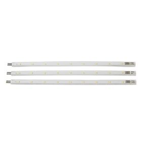 Colours Donny Clear Mains-powered LED Neutral white Under cabinet light IP20 (L)320mm, Pack of 3