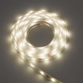 Colours Emmett Mains-powered LED White Strip light IP65 400lm (L)3m