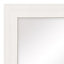 Colours Ganji Matt White Curved Framed Mirror (H)1326mm (W)22mm