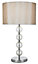 Colours Gina Chrome effect Table lamp