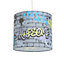 Colours Graffiti Multicolour Graffiti Light shade (D)250mm