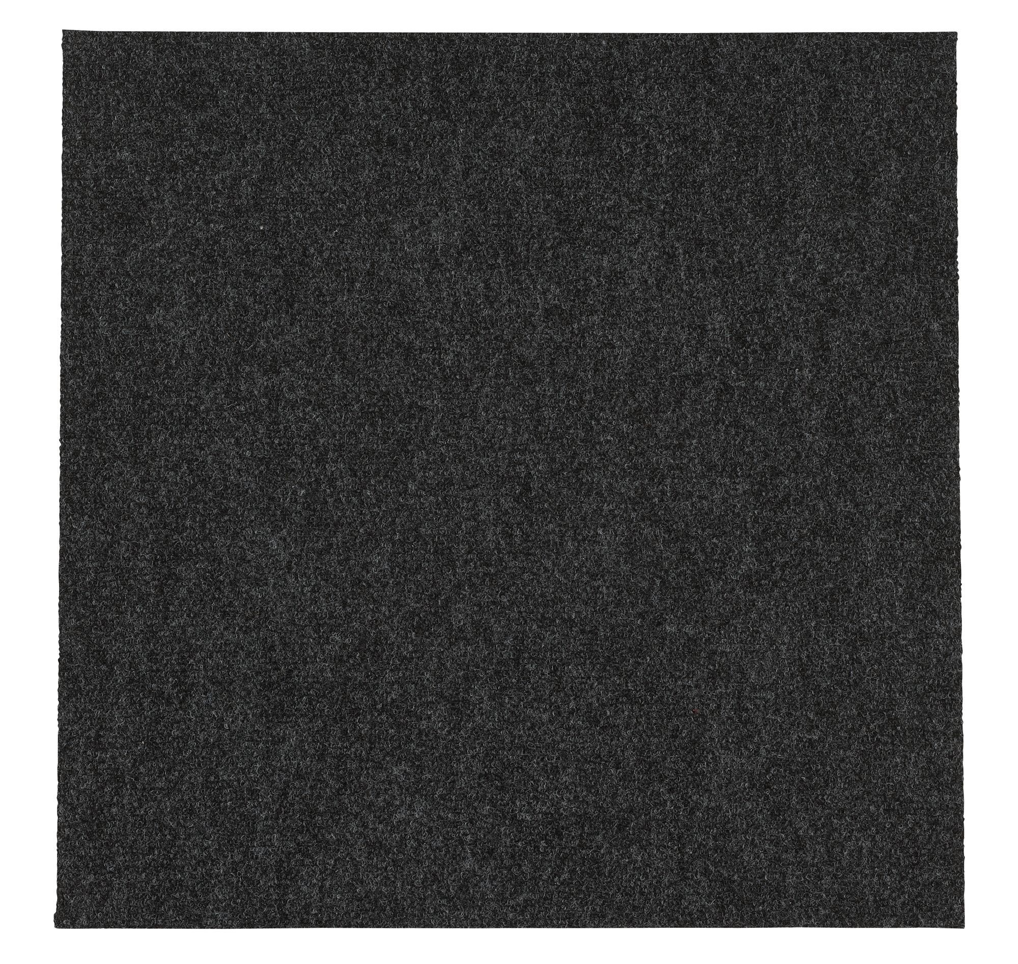 Colours Grey Loop Carpet tile, (L)500mm, Pack of 10