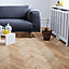 Colours Harmony Natural Oak Solid wood flooring, 1.46m² Pack of 36