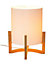 Colours Hayden Bamboo effect Table lamp