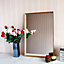 Colours Kahiwa Natural Oak effect Rectangular Framed Framed mirror (H)620mm (W)920mm