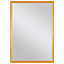 Colours Kahiwa Natural Oak effect Rectangular Framed Framed mirror (H)620mm (W)920mm