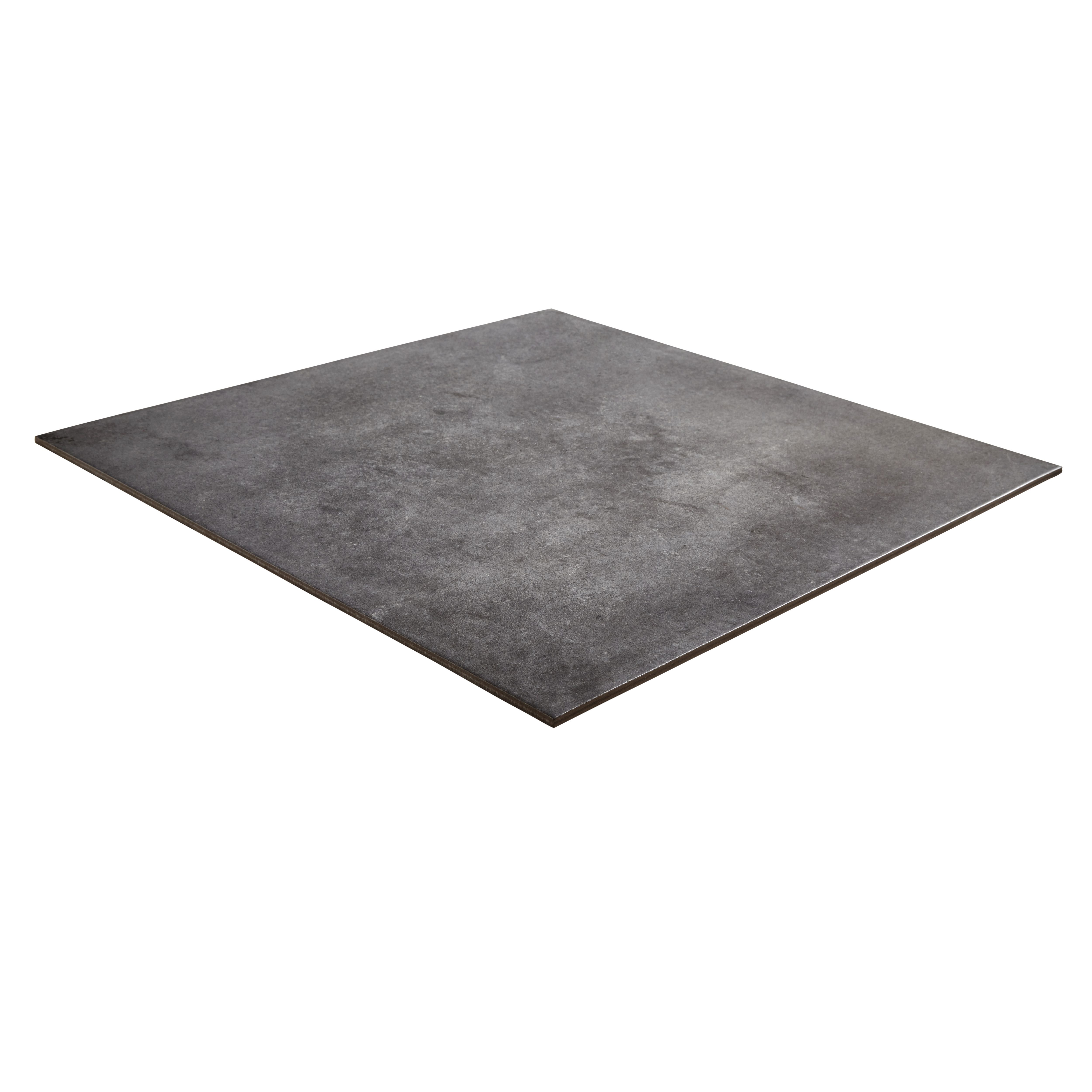Colours Konkrete Anthracite Matt Concrete effect Porcelain Wall & floor Tile Sample