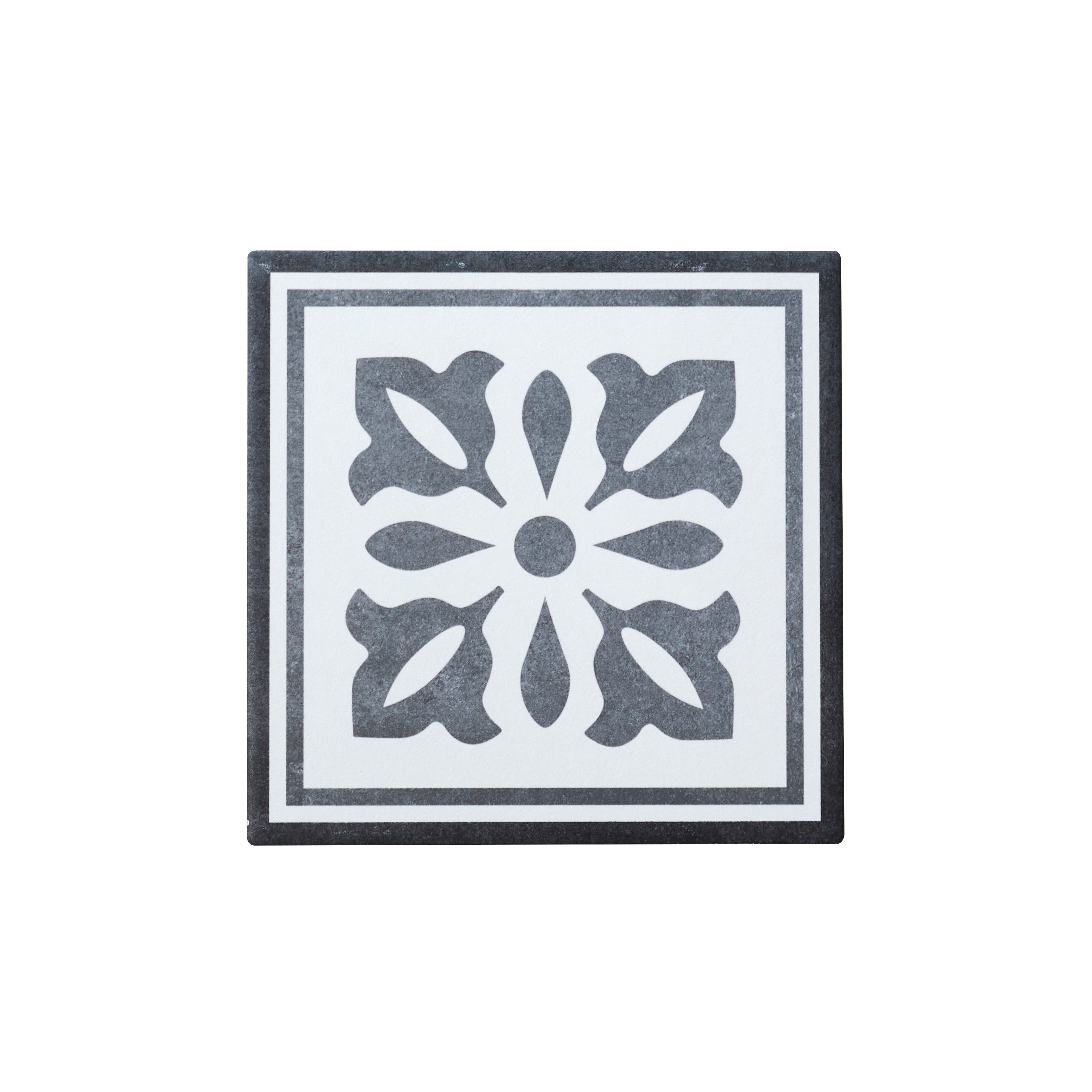 Colours Konkrete Grey Matt Décor mix Porcelain Wall & floor Tile Sample