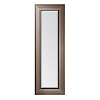 Colours Laverna Rectangular Framed mirror (H)138cm (W)47cm