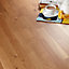 Colours Libretto Smoked Oak effect Real wood top layer flooring, 1.58m² Pack