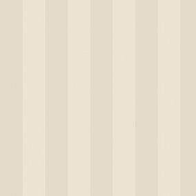 Colours Linen Neutral Fabric effect Stripe Embossed Wallpaper Sample