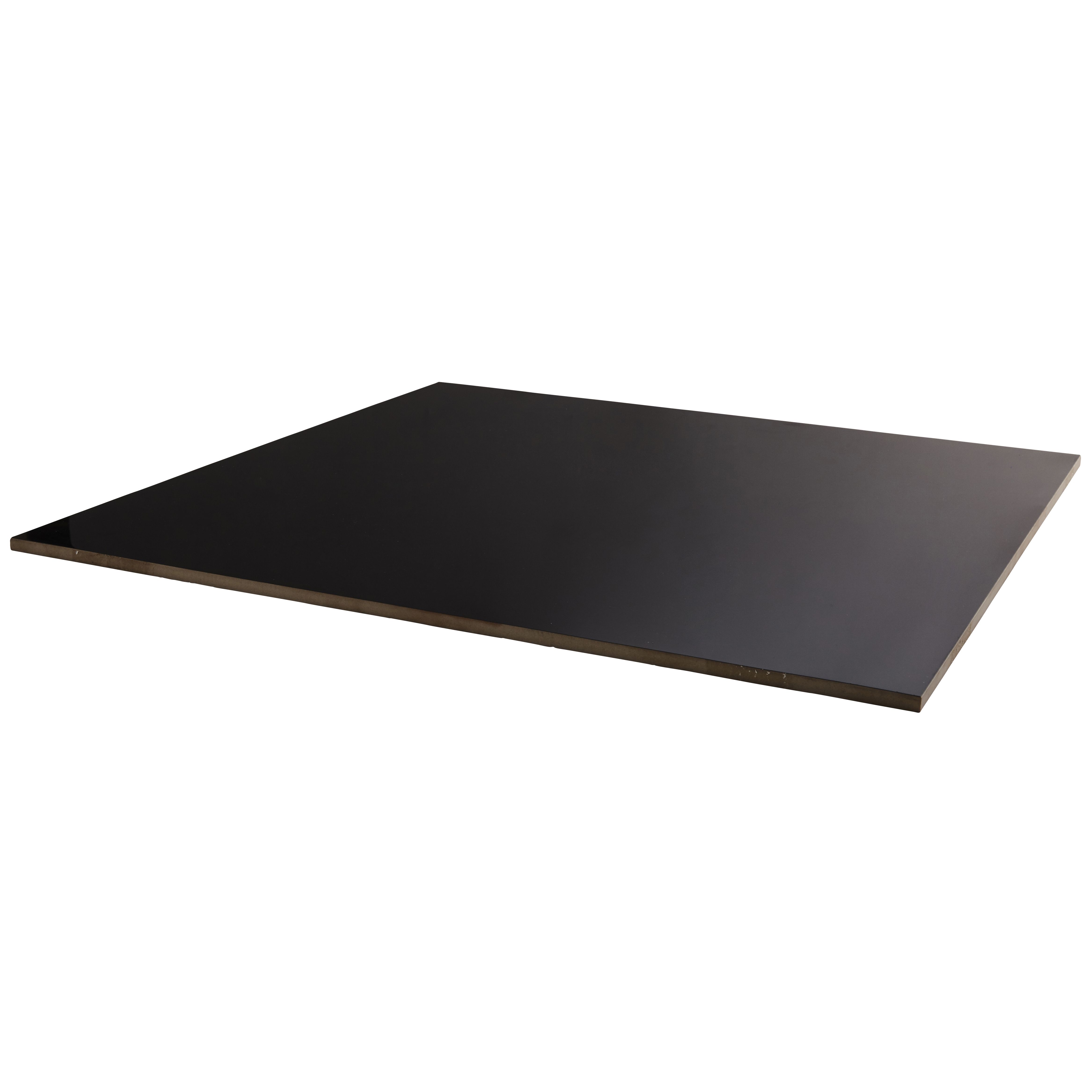 Colours Livourne Black High gloss Porcelain Wall & floor Tile Sample
