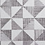 Colours Loki Black & white Geometric Smooth Wallpaper