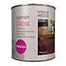 Colours Mahogany Gloss Wood varnish, 0.25L