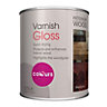 Colours Mahogany Gloss Wood varnish, 0.75L