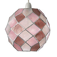 Colours Maringa Pink Diamond Light shade (D)225mm