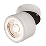 Colours Menas White Adjustable LED Warm white Downlight 12W IP20